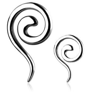 Piercing do ucha rozpychacz spirala - Grubość kolczyka: 3,5 mm