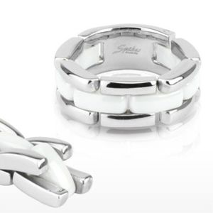 Trzyrzędowy stalowo - ceramiczny pierścień, elastyczny - Rozmiar : 50