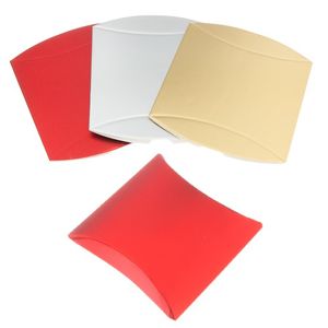 Upominkowe pudełeczko z papieru, lśniąca powierzchnia, różne odcienie kolorystyczne - Kolor: Czerwony